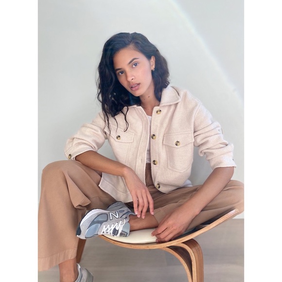 Aritzia Jackets & Blazers - NWOT Aritzia Wilfred Free Ganna Jacket Bone